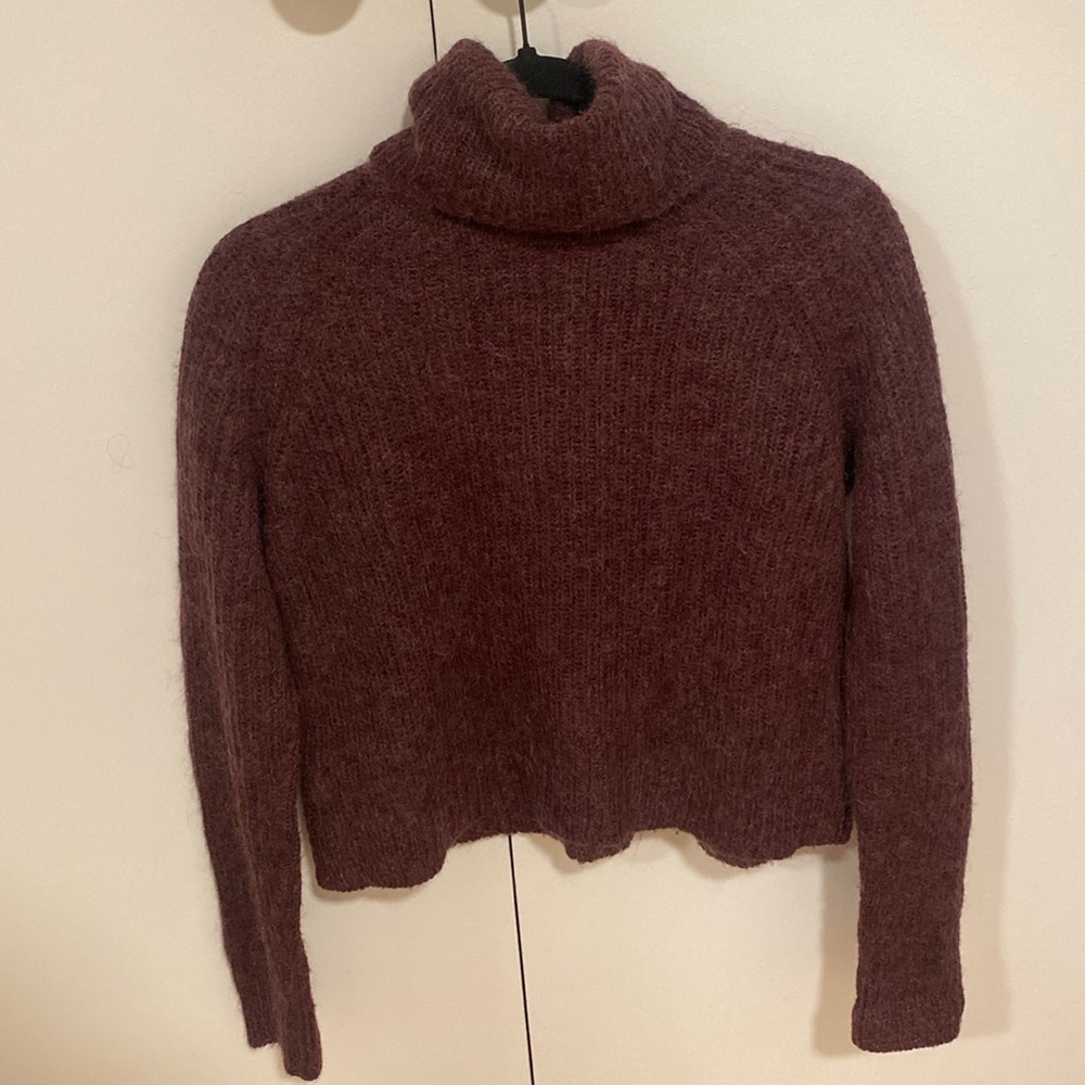Maroon turtle neck Talula Sweater